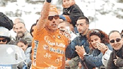 Mayo se exhibe en las rampas de Navacerrada