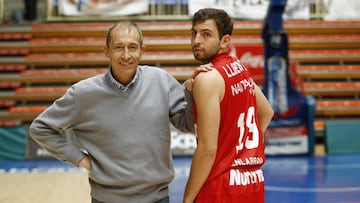 Jos&eacute; Luis y Sergio Llorente, base del Montakit Fuenlabrada.