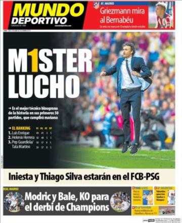 Portadas de la prensa deportiva