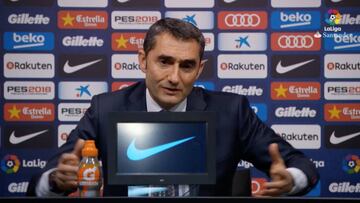 Valverde reveals how he felt as a visiting coach at Camp Nou