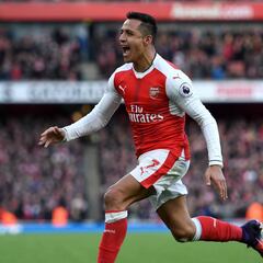 Alexis fue el máximo goleador chileno en Europa durante 2016