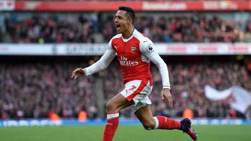 Alexis fue el máximo goleador chileno en Europa durante 2016