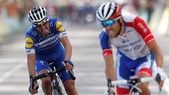 Alaphilippe, otra vez de amarillo en la exhibición de De Gendt