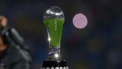     Trophy of Champion during the final second leg match between America and Cruz Azul as part of the Torneo Clausura 2024 Liga BBVA MX at Azteca Stadium on May 26, 2024 in Mexico City, Mexico.