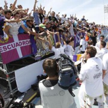 Ultras Sur convocó a sus miembros en el Di Stéfano.