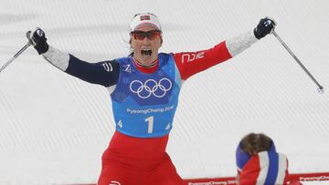 Bjoergen iguala el récord de medallas de Bjoerndalen (13)