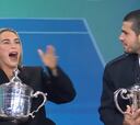 El increíble ‘fail’ de Sabalenka con Alcaraz en un programa de máxima audiencia en USA