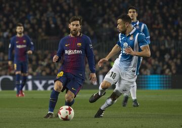 Messi and Javi Fuego.