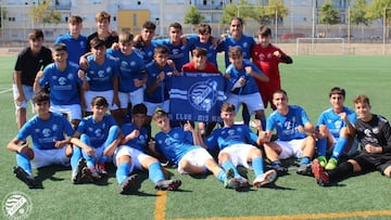 Jugadores de la cantera del Xerez.