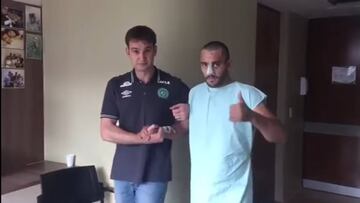 El primer sobreviviente futbolista habla, Ruschel: "Gracias a todos"