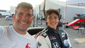 “Vivo en Chile y cuando hay carrera viajo a USA; si no se me da en el deporte, estudiaría ingeniería”