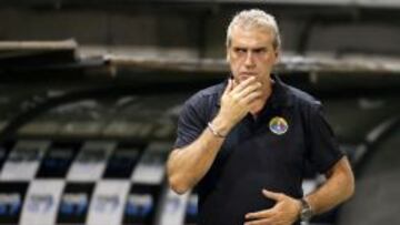 El entrenador de Audax, Jorge Pellicer,