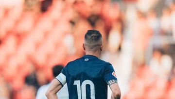 Iago Aspas durante el partido contra el Vitória.