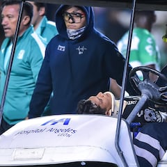 Lucas Romero recibe fuerte lesión durante el León vs Santos