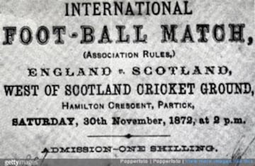 Scotland vs England 1872