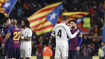 Sergio Ramos y Leo Messi