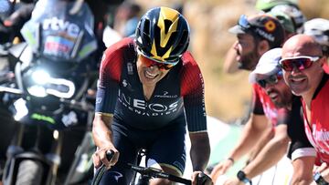 Carapaz: “Vine a por la general, pero tuve problemas en casa”