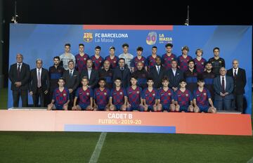 Equipo del FC Barcelona cadete B masculino.