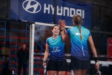Bunster y Campusano brillaron en la Hyundai WOLF Pádel 2022