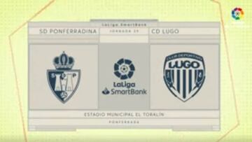 Resumen y gol del Ponferradina vs. Lugo de la Liga Smartbank