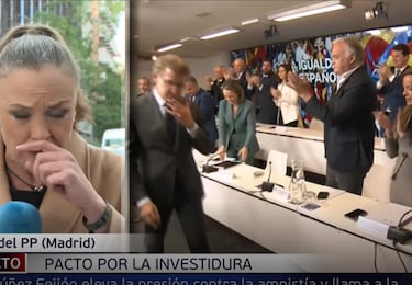 Una reportera de Telecinco sufre un percance en pleno directo: “No puedo hablar”