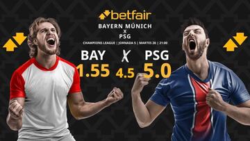 Bayern Múnich vs. PSG: horario, dónde ver, pronósticos y clasificación