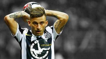 Lucas Lima, jugador del Santos.