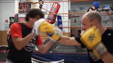 La ballesta a medio paso en el boxeo