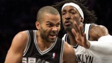 Tony Parker contra Gerald Wallace.