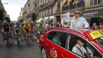 Prudhomme, durante una etapa del pasado Tour.