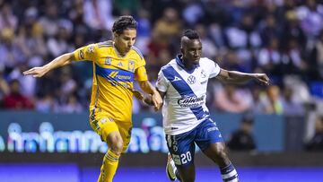 Puebla (2-2) Tigres: Resumen del partido y goles
