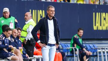 Garitano en el Nuevo Mirandilla en el encuentro frente al Cartagena.