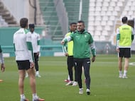 Ania, en la sesión de entrenamiento de hoy