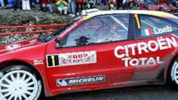 <b>INTRATABLE.</B> Loeb parece no tener rival en el Mundial de Rallies.