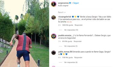 Los aficionados de Boca colapsan las redes de Ramos: ¡°Te esperamos¡±