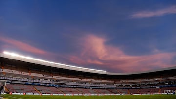 Panorámica del Estadio La Corregidora previo a un partido de Gallos Blancos.