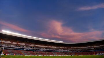 Panorámica del Estadio La Corregidora previo a un partido de Gallos Blancos.