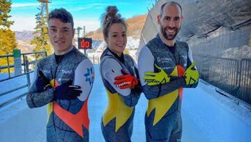 Mirambell y Raul, campeones de la Copa de España de skeleton