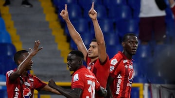 CALI. 3 de abril de 2022. América derrotó 3-2 a Millonarios en el estadio Pascual Guerrero, en juego válido por la fecha 14 de la Liga BetPlay I-2022. (Cortesía Dimayor)