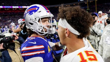 The Buffalo Bills will hope to end the Kansas City Chiefs’ hopes of a Super Bowl three-peat at Arrowhead Stadium.
