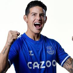 James Rodríguez a Everton, así lo presenta el club al mundo