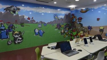 Blizzard decora un hospital infantil en Corea del Sur