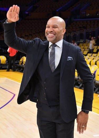 Derek Fisher, exjugador y actual entrenador estadounidense de baloncesto, que disputó 18 temporadas en la NBA y consiguió 5 campeonatos.