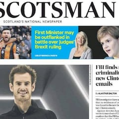 La prensa británica brinda por el número 1 mundial de Murray