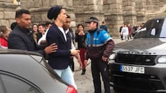 Cristiano Ronaldo visits historic city Segovia on his day off