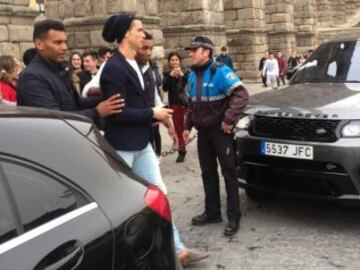 Cristiano Ronaldo visits historic city Segovia on his day off