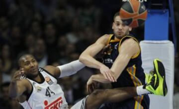 Slaughter durante el partido de euroliga entre el Real Madrid y el Alba de Berlin el 12 de marzo de 2015