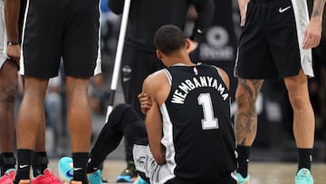 Alarma en los Spurs: Victor Wembanyama, lesionado