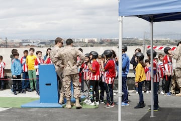 El primer día del niño en el Wanda Metropolitano