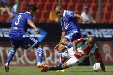 Waldo Ponce regresó a las canchas en el duelo ante Palestino.